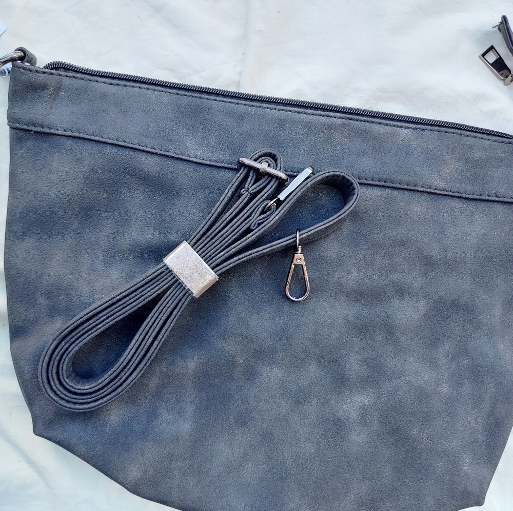 Washed Black Caracol Bag